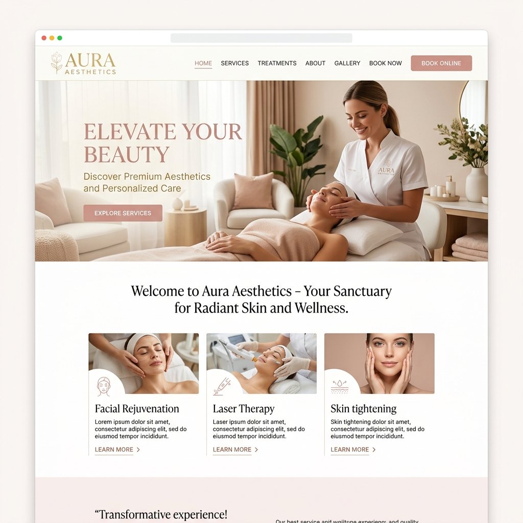 Site para Clínicas de Estética